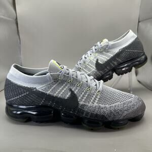 Nike Air Vapormax Flyknit Shoes Heritage Pack Grey Black Mens 12.5 US 922915-002